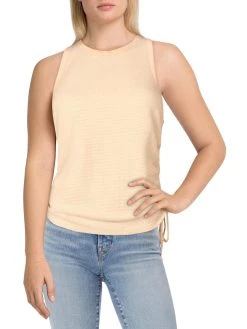 Coupon ⭐ WAYF 👩 Womens Textured Side Tie Tank Top 🥰