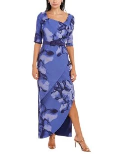 Wholesale ❤️ women Kay Unger Jacquard Gown 🌟