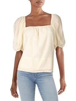 Brand new 🔥 WAYF 👩 Womens Shadow Stripe Square Neckline Blouse ✨