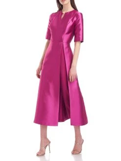 Baggallini Sales Shop 6 Cheapest ๐ฏ Kay Unger Harper Walk Thru ๐ฉ Womens Short Sleeve ๐ Skirted Jumpsuit ๐