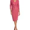 Best Sale ✔️ women Kay Unger Stretch Crepe Sheath 👗 Dress 🛒