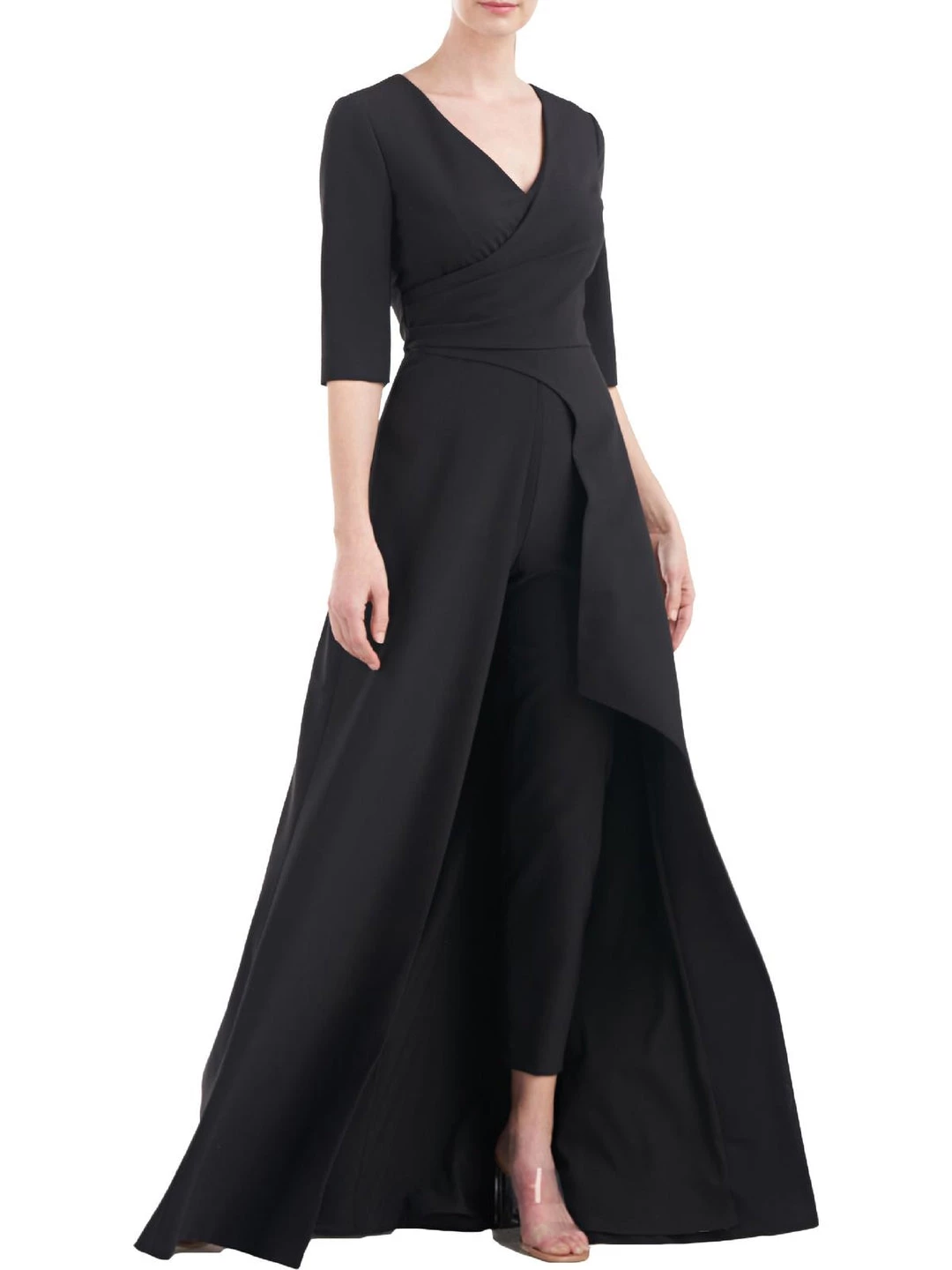 Coupon โจ Kay Unger ๐ฉ Womens Formal Faux-wrap Jumpsuit โจ 1 Coupon โจ Kay Unger ๐ฉ Womens Formal Faux-wrap Jumpsuit โจ