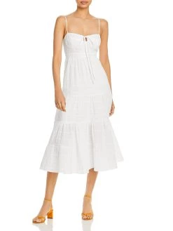 Budget 🎉 WAYF 👩 Womens Tie Neck Maxi Sundress 🎉