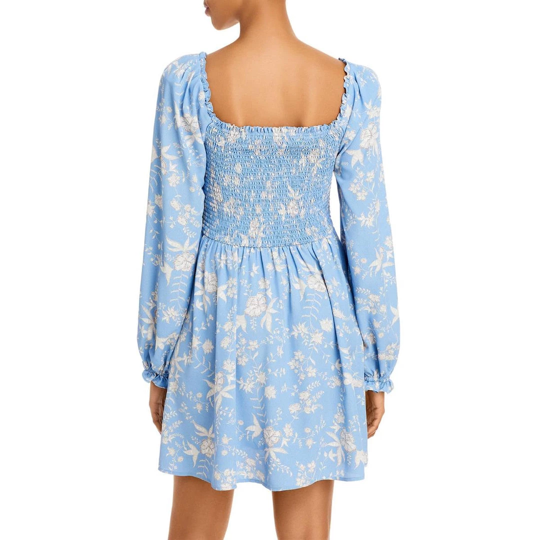 Cheapest ❤️ WAYF 👩 Womens Floral Square Neck Mini 👗 Dress ✔️ 2 Cheapest ❤️ WAYF 👩 Womens Floral Square Neck Mini 👗 Dress ✔️ - Image 2