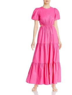 Outlet ๐ WAYF ๐ฉ Womens Puff Sleeve Long Maxi ๐ Dress โ