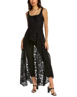 Discount 🔥 women Kay Unger Walk Thru Jumpsuit 🎉