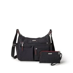 Cheap 🎁 baggallini 👩 Women's Anywhere Large Hobo 👜 Handbag with RFID Wristlet 🎁