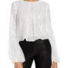 Brand new 👏 WAYF Mademoiselle 👩 Womens Sequined Cropped Blouse 🤩
